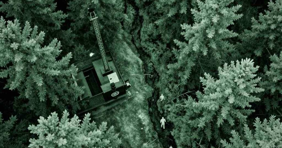 FLIR dossier photograph for Operation Amber Wolf, Pechory Forest · Pskov Oblast