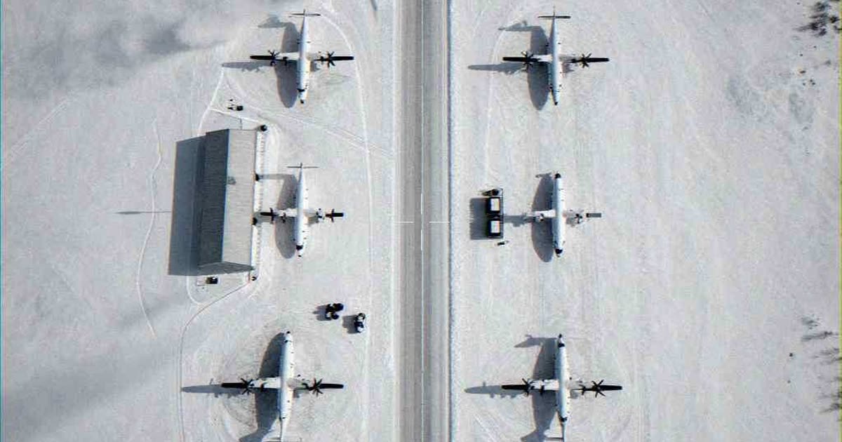FLIR dossier photograph for Operation Black Ice, Umbozero Strip · Kola Peninsula