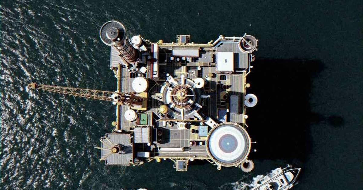 FLIR dossier photograph for Operation Salt Pillar, Reshadat Field · Persian Gulf